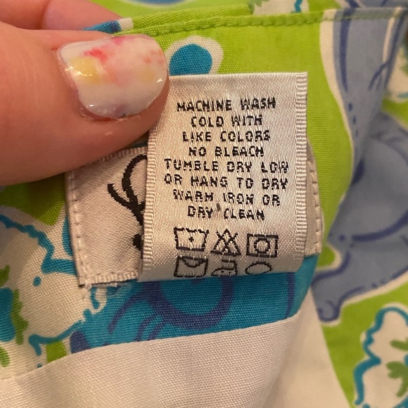 Vintage Lilly Pulitzer Skirt white label size 4 - Picture 7 of 9